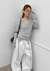 (UNISEX) Pureng String Wide Elastic Waist Pants