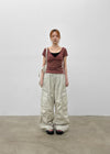(UNISEX) Hitchler Washed Wide Cargo Pants