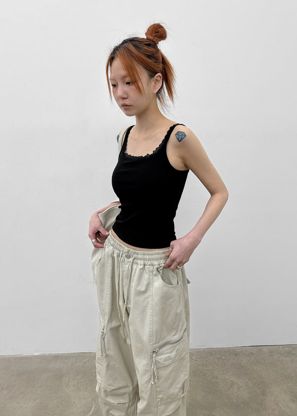Tonelow Lace Sleeveless (Built-in Cap)