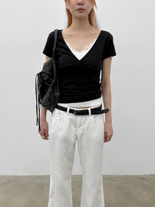 [MADE] Koishi Wrap Short Sleeve Top