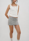 [B-BASIC] Tension Standard Square Henley Neck Sleeveless Top (2 SIZE)