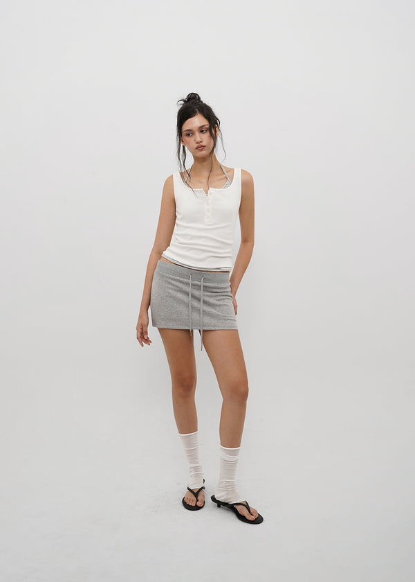 [B-BASIC] AirSweat Mini Skirt-Pants (2SIZE)