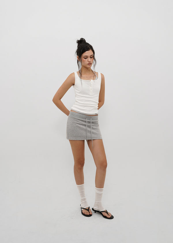 [B-BASIC] AirSweat Mini Skirt-Pants (2SIZE)