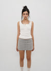 [B-BASIC] Tension Standard Square Henley Neck Sleeveless Top (2 SIZE)