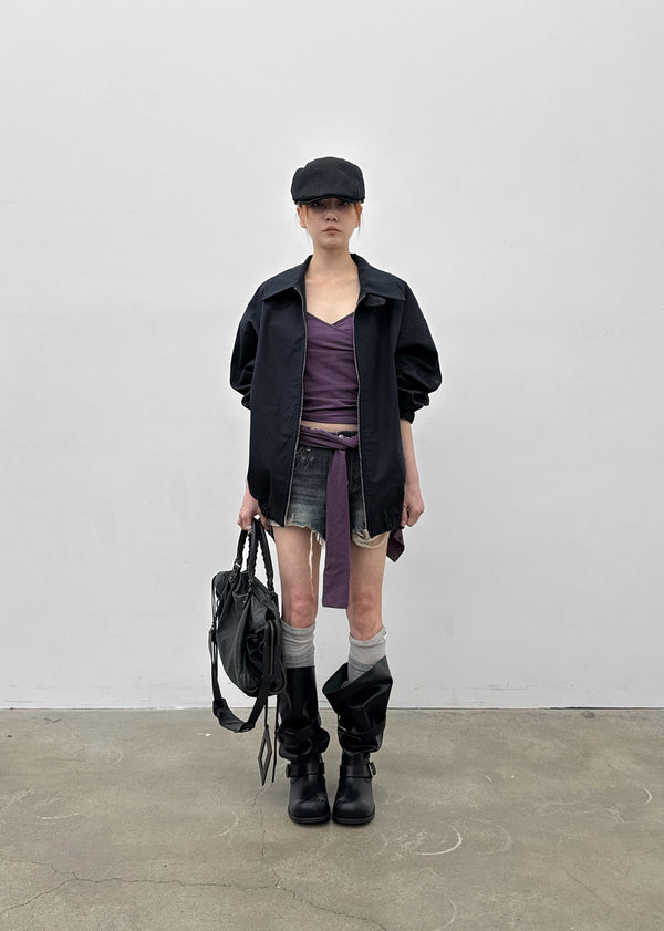 One-two Two-way Field Jacket Cotton Jumper