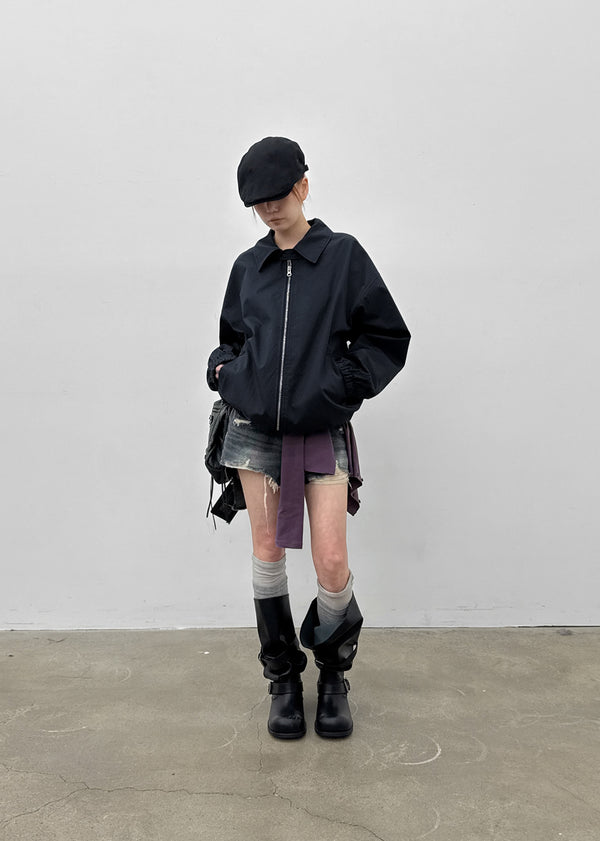 One-two Two-way Field Jacket Cotton Jumper