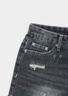Anywar Damaged Denim Shorts