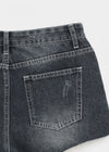 Anywar Damaged Denim Shorts