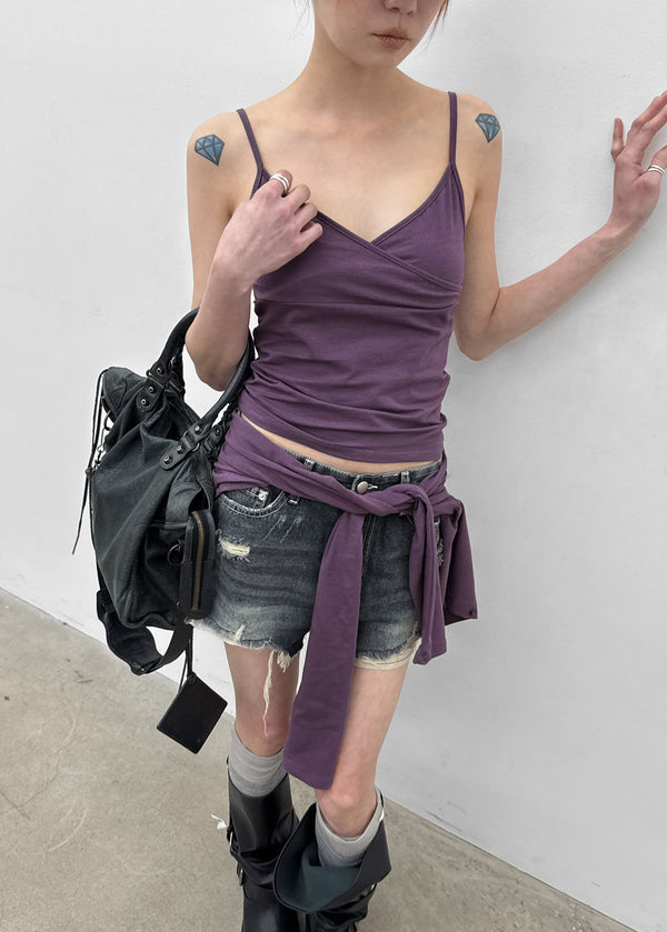 [MADE] Kihisi Wrap Sleeveless Top (Set Available)