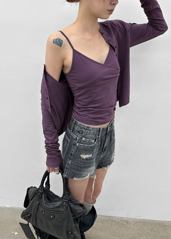 [MADE] Kihisi Wrap Sleeveless Top (Set Available)
