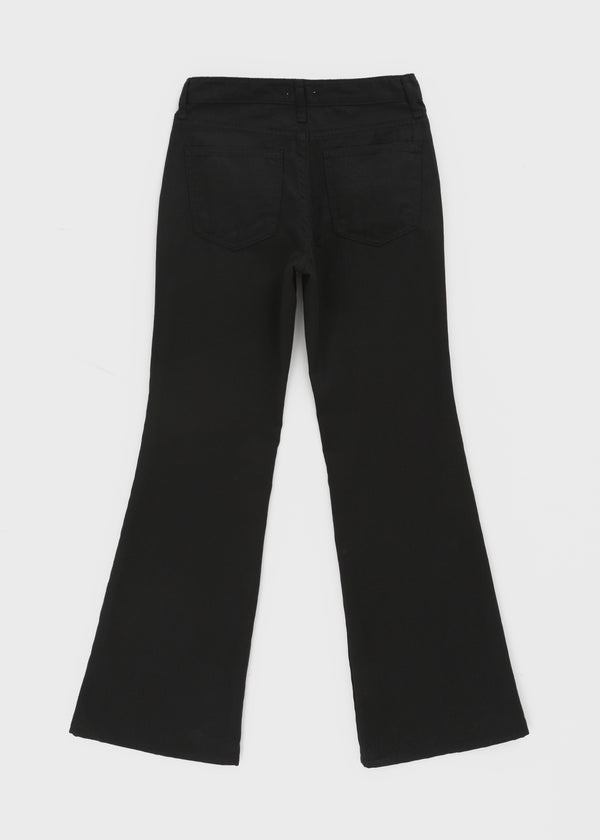 Zreng Low-waist Summer Bootcut Cotton Pants