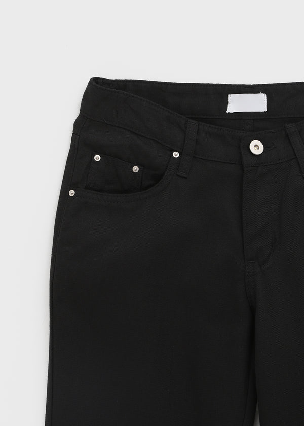 Zreng Low-waist Summer Bootcut Cotton Pants