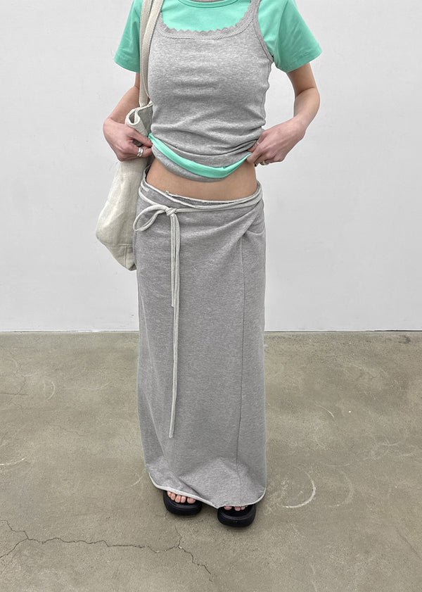 Stachy Strap Maxi Long Skirt