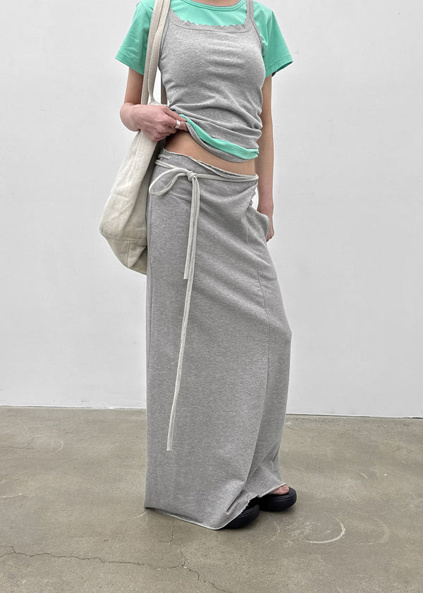 Stachy Strap Maxi Long Skirt