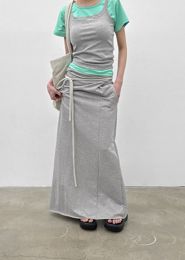 Stachy Strap Maxi Long Skirt