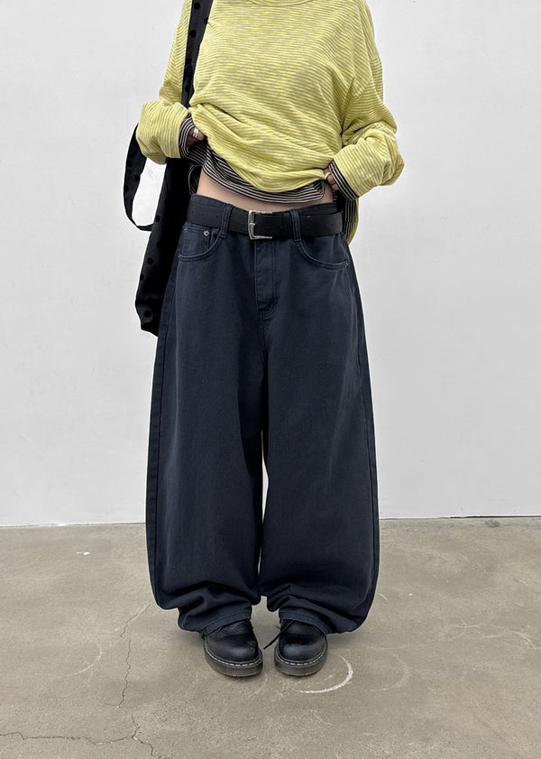 Aline Back Pocket Wide Balloon Pants
