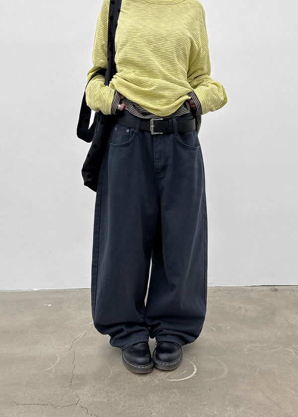 Aline Back Pocket Wide Balloon Pants