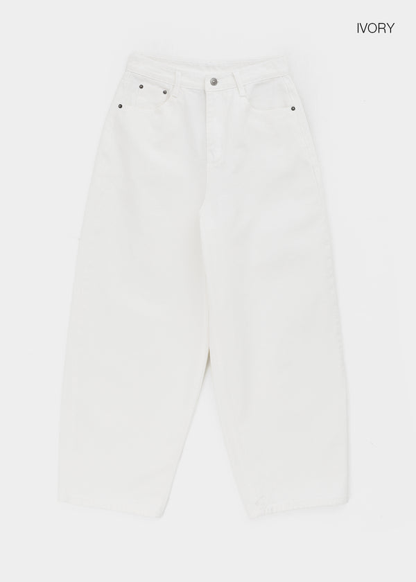 Aline Back Pocket Wide Balloon Pants