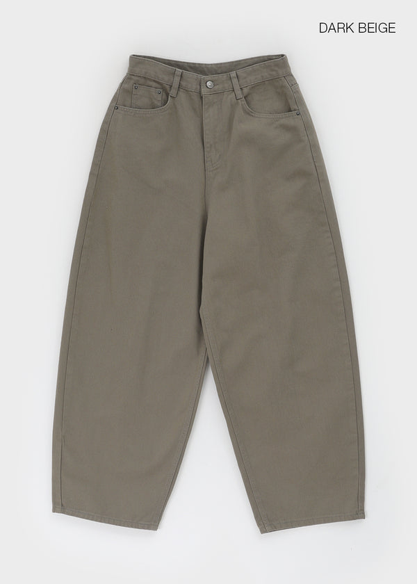 Aline Back Pocket Wide Balloon Pants