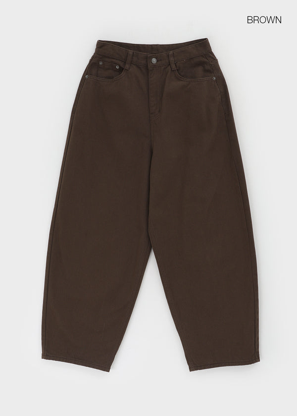 Aline Back Pocket Wide Balloon Pants