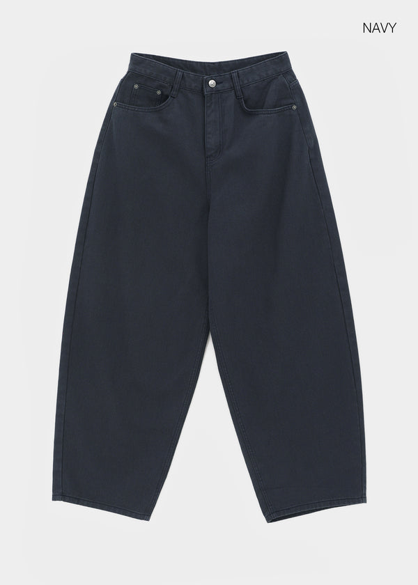 Aline Back Pocket Wide Balloon Pants