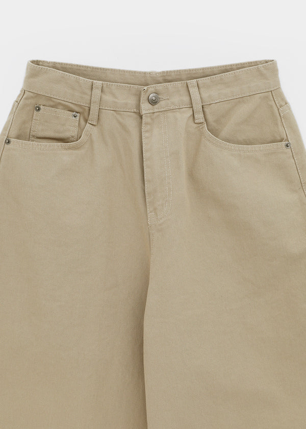 Aline Back Pocket Wide Balloon Pants