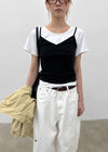[MADE] Kihisi Wrap Sleeveless Top (Set Available)