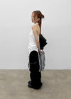 (UNISEX) Hitchler Washed Wide Cargo Pants