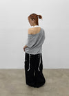 (UNISEX) Hitchler Washed Wide Cargo Pants