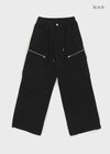 (UNISEX) Hitchler Washed Wide Cargo Pants