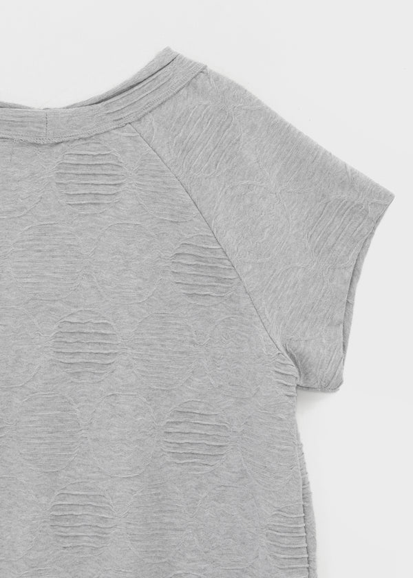 Mekki Dot Strap Off-shoulder Short Sleeve Tee