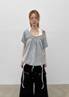 Homade Strap Halter Long Sleeveless