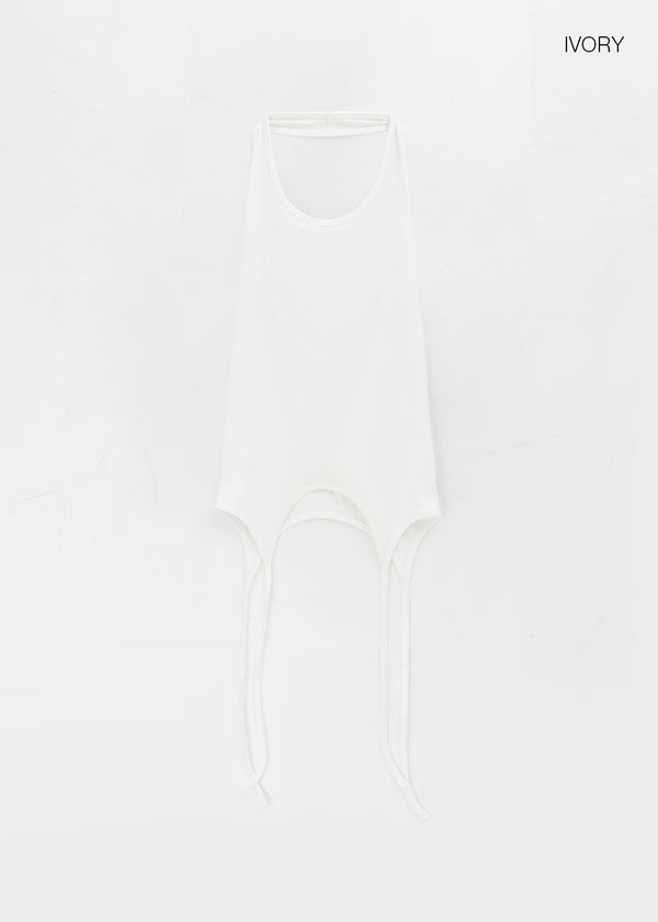 Homade Strap Halter Long Sleeveless