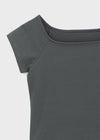 [MADE] Beyrn Two-Way Cap Sleeve Short Sleeve Tee
