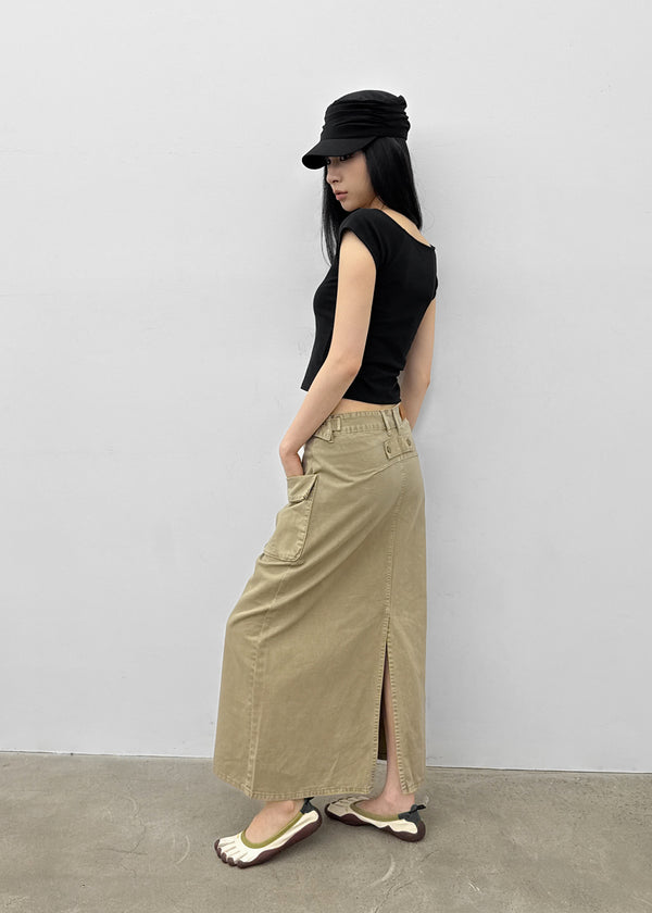 [MADE] Beyrn Two-Way Cap Sleeve Short Sleeve Tee