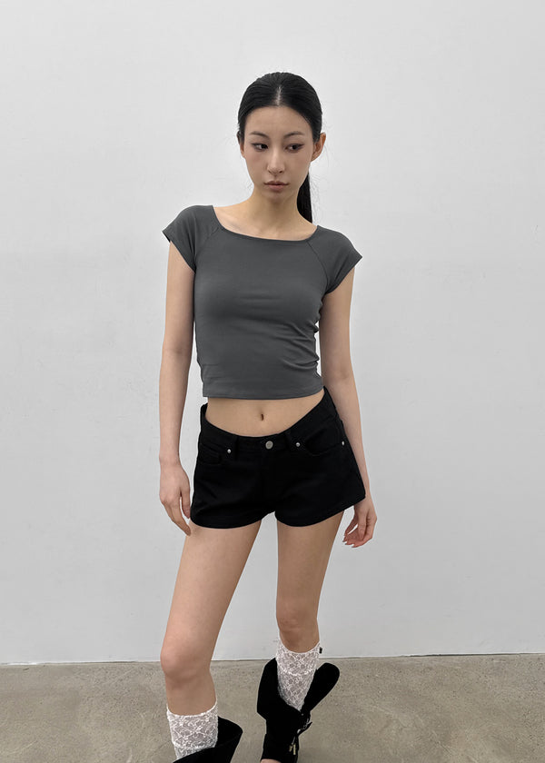 [MADE] Anna Studded Cotton Shorts