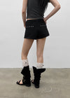 [MADE] Anna Studded Cotton Shorts