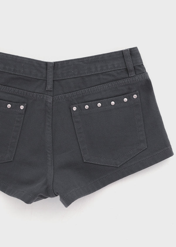 [MADE] Anna Studded Cotton Shorts