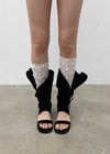 Teku Suede Open-toe Buckle Long Boots