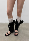Teku Suede Open-toe Buckle Long Boots