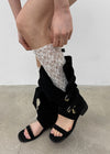 Teku Suede Open-toe Buckle Long Boots