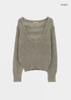 Kipong Deep V-neck Net Knit