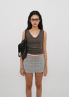 [B-BASIC] Tension Standard V-Neck Sleeveless Top (2 SIZE)