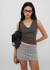 [B-BASIC] Tension Standard V-Neck Sleeveless Top (2 SIZE)