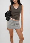 [B-BASIC] Tension Standard V-Neck Sleeveless Top (2 SIZE)