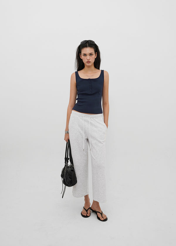 [B-BASIC] Air Sweat Capri Banding Pants
