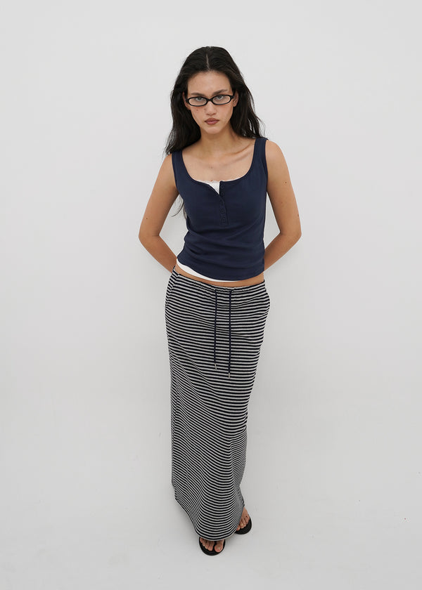 [B-BASIC] Standard Banded Long Skirt (2 SIZE)