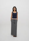 [B-BASIC] Tension Standard Square Henley Neck Sleeveless Top (2 SIZE)