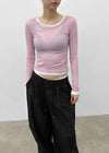 Dilomon See-through Long-sleeve Shirt