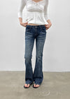 Temto Washed Low-rise Bootcut Denim Pants
